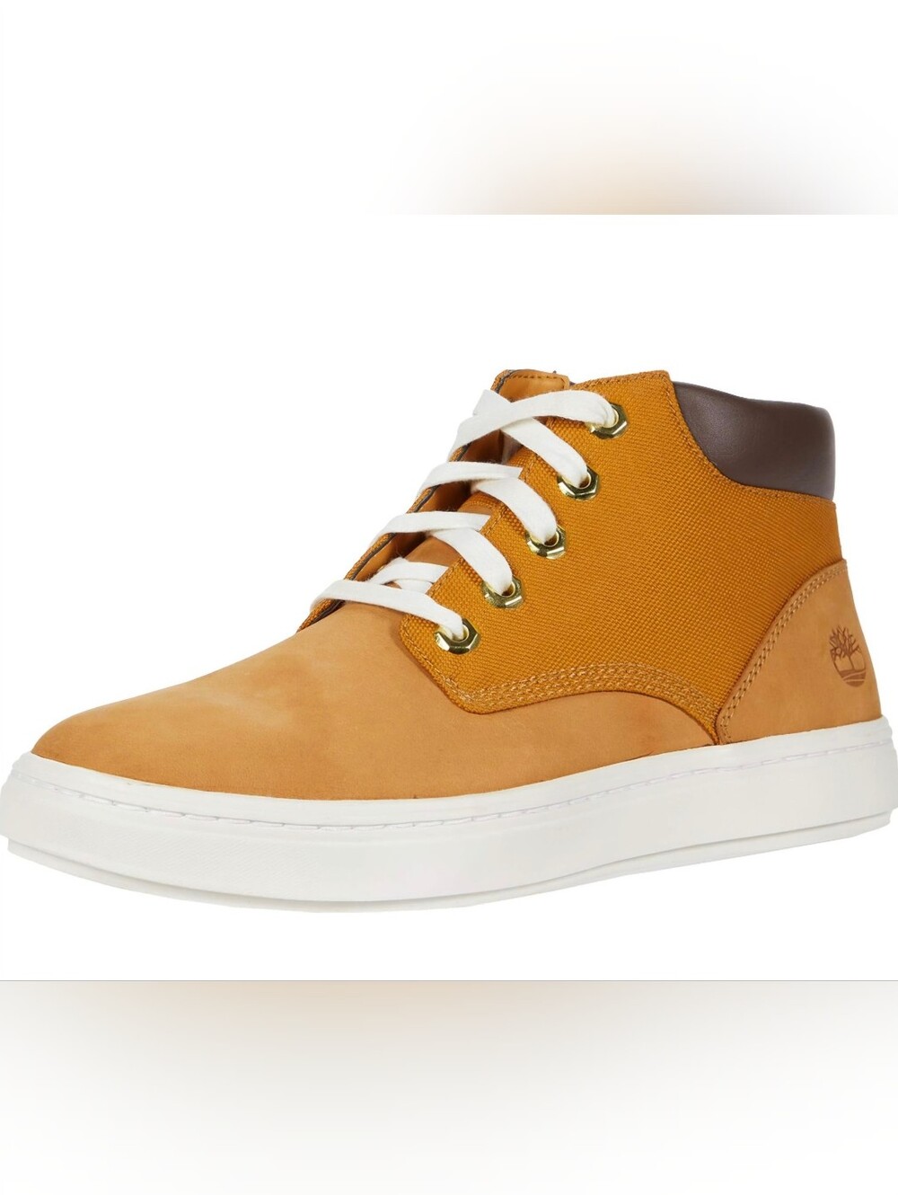 Women's Casual High-Top Sneaker in Tan